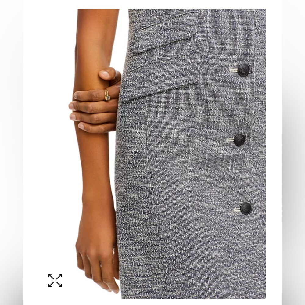 rag & bone Slade Tweed Mini Dress Sz 0 - Picture 2 of 15